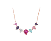 Collana Cuori Milano Donna in Argento Zircone 25045543 - 25045543